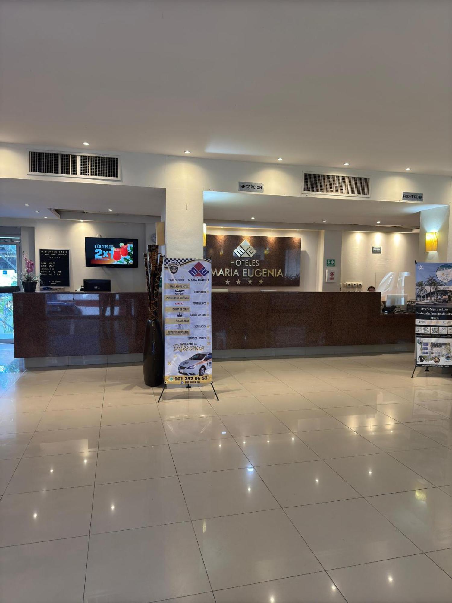Hotel Maria Eugenia Tuxtla Gutiérrez Exteriör bild